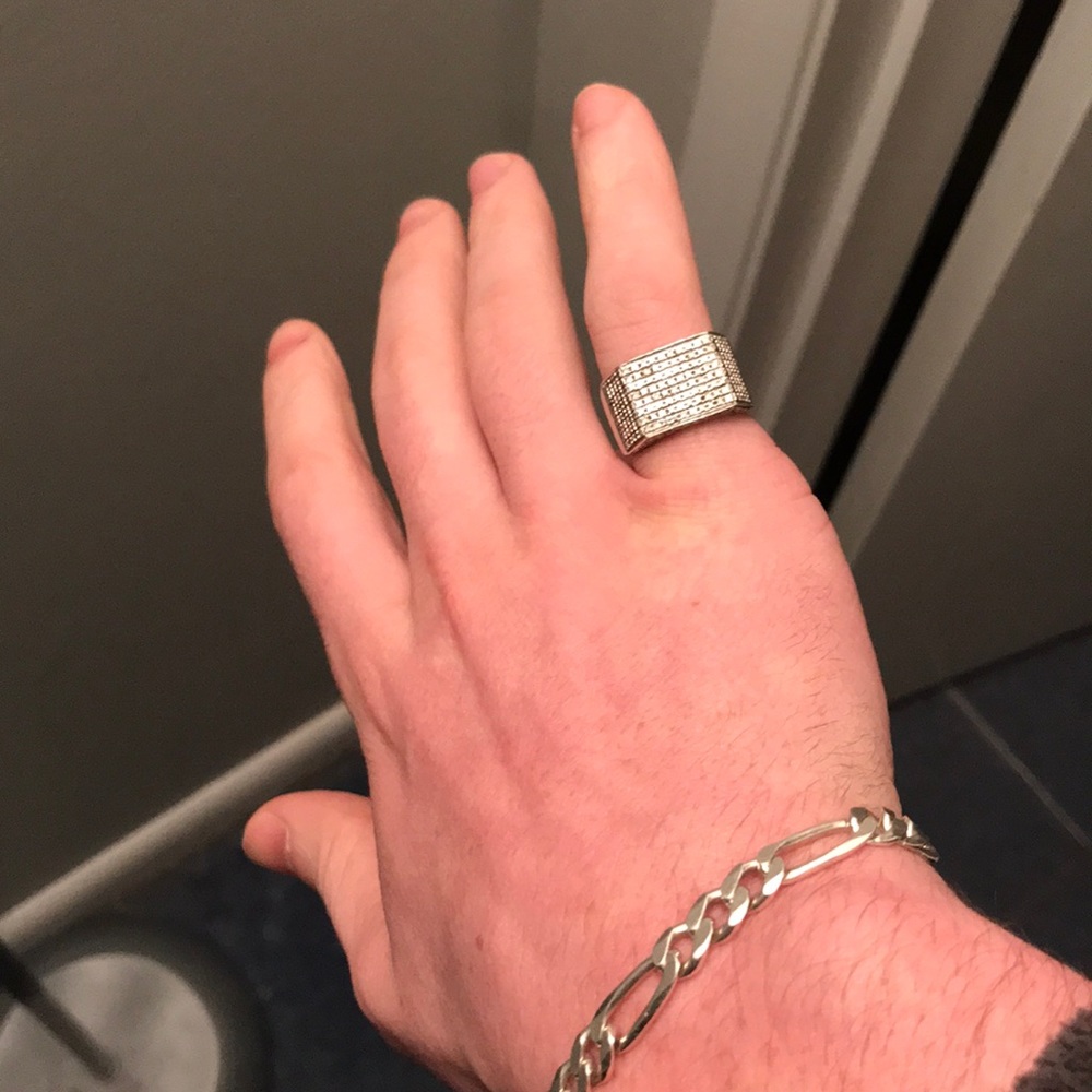 Diamond pink ring - Picture 2 of 4